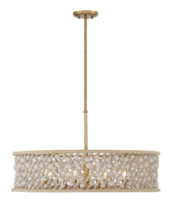 Minka-Lavery - 3646-870 - Eight Light Pendant - Horsmore - Legacy Brass (Painted)