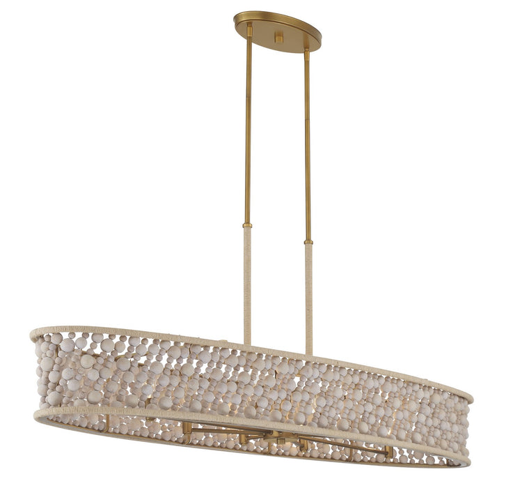 Minka-Lavery - 3647-870 - Eight Light Island Pendant - Horsmore - Legacy Brass (Painted)