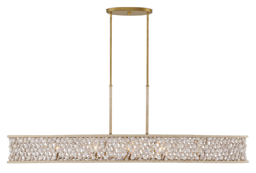 Minka-Lavery - 3647-870 - Eight Light Island Pendant - Horsmore - Legacy Brass (Painted)