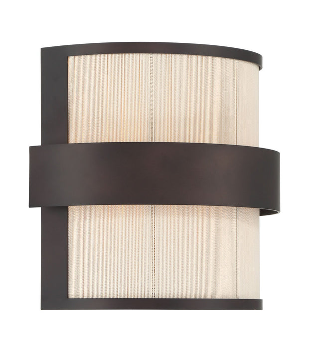 Minka-Lavery - 3682-886 - Two Light Wall Sconce - Harbor Wrap - Legacy Brass (Painted) & Dark