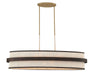 Minka-Lavery - 3687-886 - Eight Light Island Pendant - Harbor Wrap - Legacy Brass (Painted) & Dark