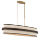 Minka-Lavery - 3687-886 - Eight Light Island Pendant - Harbor Wrap - Legacy Brass (Painted) & Dark
