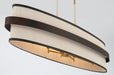 Minka-Lavery - 3687-886 - Eight Light Island Pendant - Harbor Wrap - Legacy Brass (Painted) & Dark