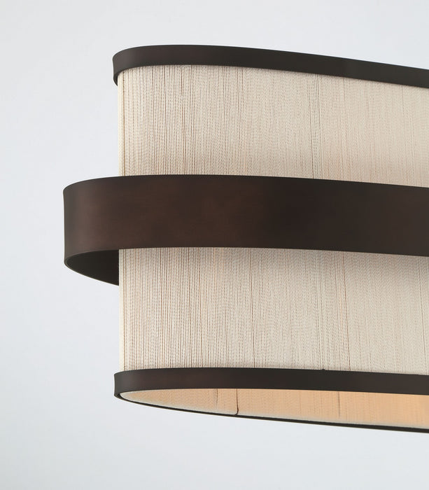 Minka-Lavery - 3687-886 - Eight Light Island Pendant - Harbor Wrap - Legacy Brass (Painted) & Dark