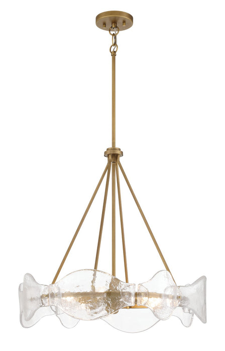 Minka-Lavery - 3695-732 - Six Light Pendant - Elora - Legacy Brass