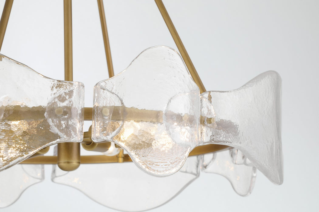 Minka-Lavery - 3695-732 - Six Light Pendant - Elora - Legacy Brass