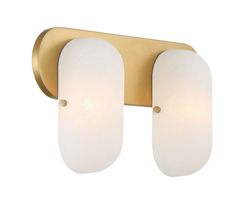 Minka-Lavery - 3702-732 - Two Light Vanity - Heathcote - Legacy Brass