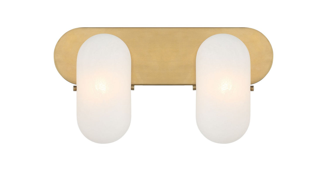 Minka-Lavery - 3702-732 - Two Light Vanity - Heathcote - Legacy Brass