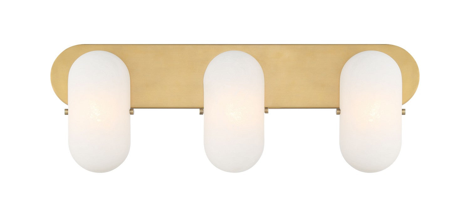 Minka-Lavery - 3703-732 - Three Light Vanity - Heathcote - Legacy Brass