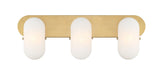 Minka-Lavery - 3703-732 - Three Light Vanity - Heathcote - Legacy Brass