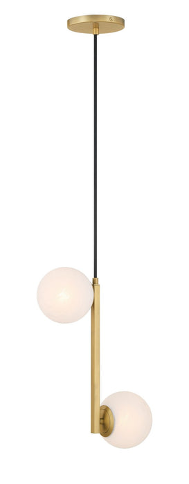 Minka-Lavery - 3745-732 - Two Light Pendant - Curven - Legacy Brass