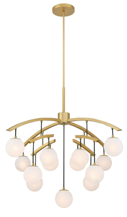 Minka-Lavery - 3748-732 - 13 Light Chandelier - Curven - Legacy Brass