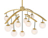 Minka-Lavery - 3748-732 - 13 Light Chandelier - Curven - Legacy Brass