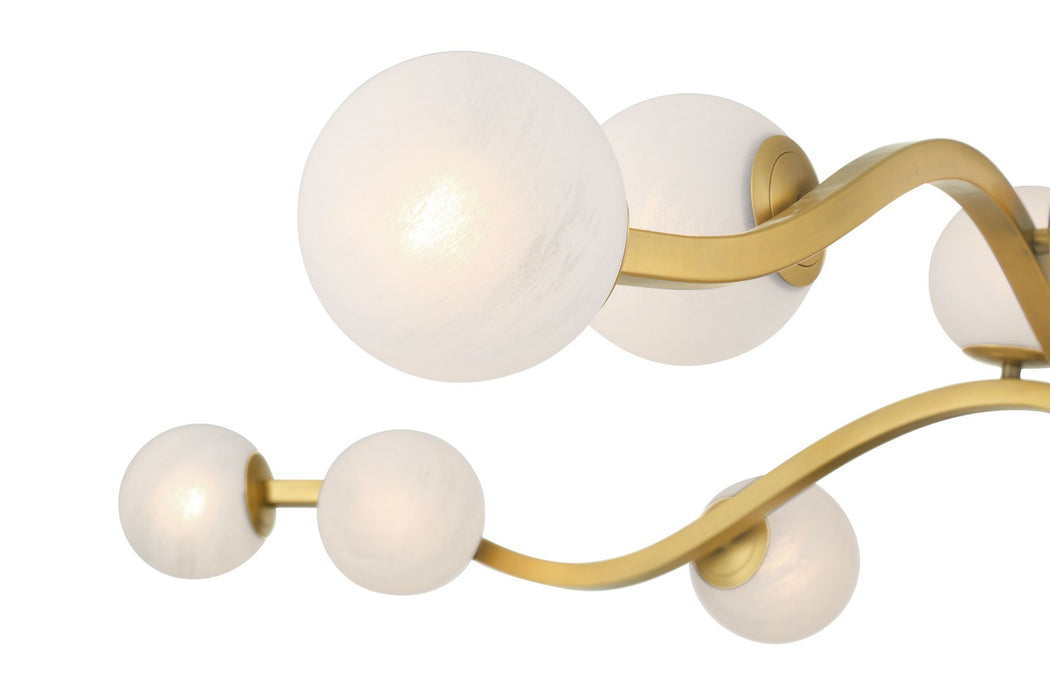 Minka-Lavery - 3749-732 - 16 Light Chandelier - Curven - Legacy Brass