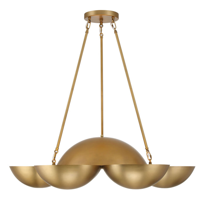 Minka-Lavery - 3756-732 - Six Light Chandelier - Ivy Lane - Legacy Brass