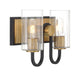 Minka-Lavery - 3762-876 - Two Light Vanity - Orla - Legacy Brass & Dark Matte Blac
