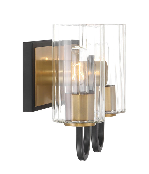 Minka-Lavery - 3762-876 - Two Light Vanity - Orla - Legacy Brass & Dark Matte Blac