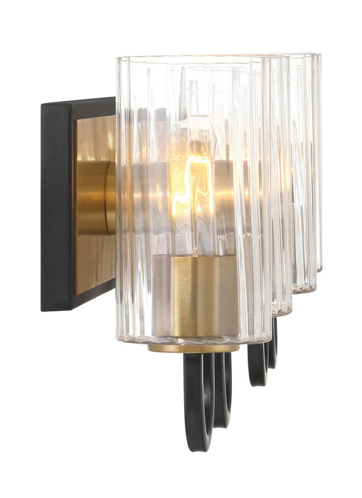 Minka-Lavery - 3764-876 - Four Light Vanity - Orla - Legacy Brass & Dark Matte Blac