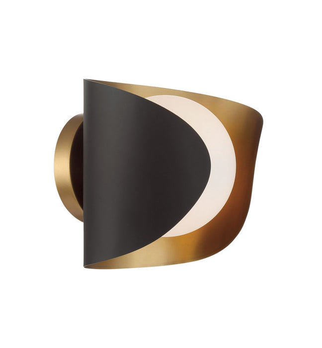 Minka-Lavery - 3771-855 - One Light Vanity - Flare - Legacy Brass & Dark Bronze