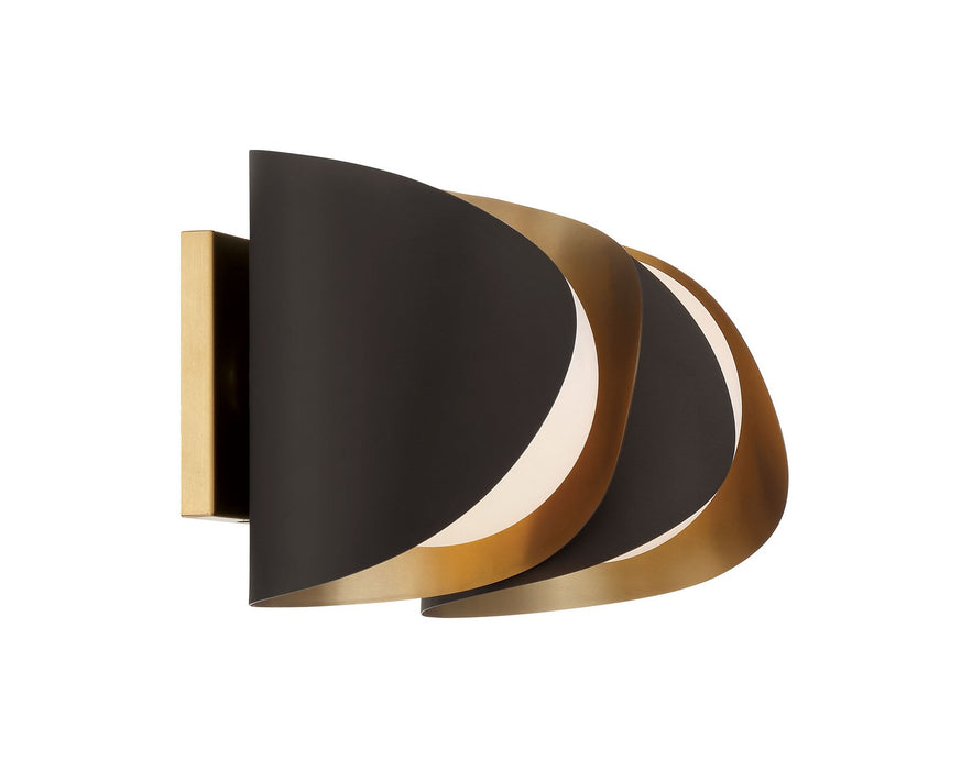 Minka-Lavery - 3772-855 - Two Light Vanity - Flare - Legacy Brass & Dark Bronze