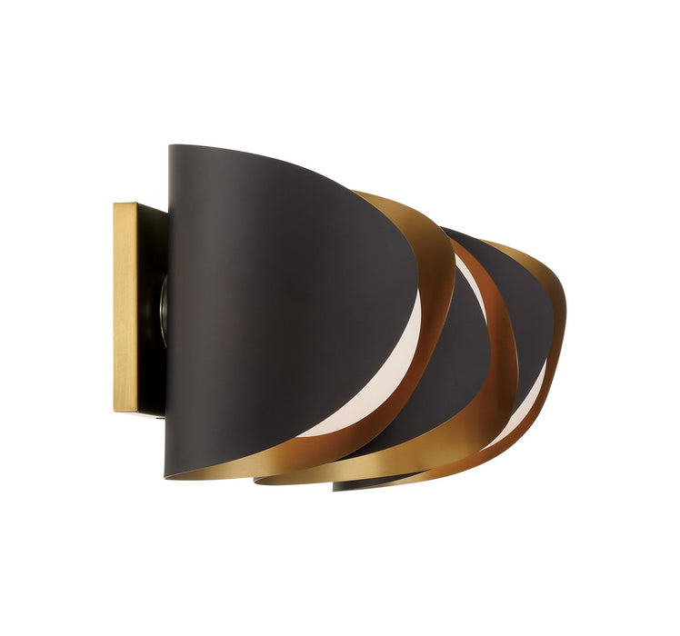 Minka-Lavery - 3773-855 - Three Light Vanity - Flare - Legacy Brass & Dark Bronze