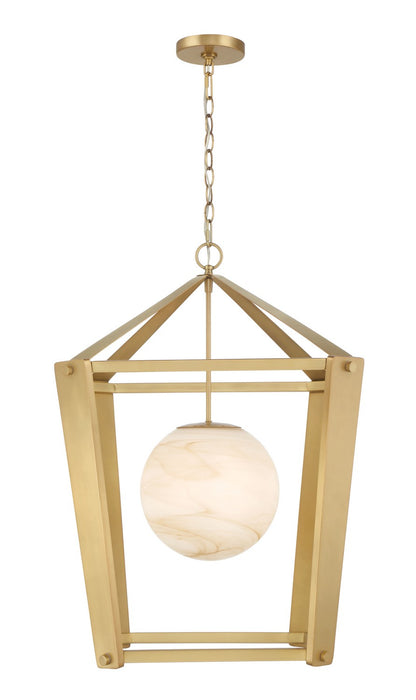 Minka-Lavery - 3785-732 - One Light Pendant - Shimmer - Legacy Brass