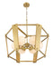 Minka-Lavery - 3786-732 - Six Light Pendant - Shimmer - Legacy Brass