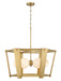 Minka-Lavery - 3786-732 - Six Light Pendant - Shimmer - Legacy Brass