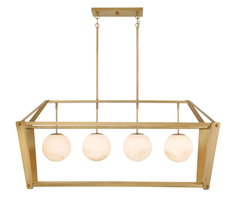 Minka-Lavery - 3787-732 - Four Light Island Pendant - Shimmer - Legacy Brass
