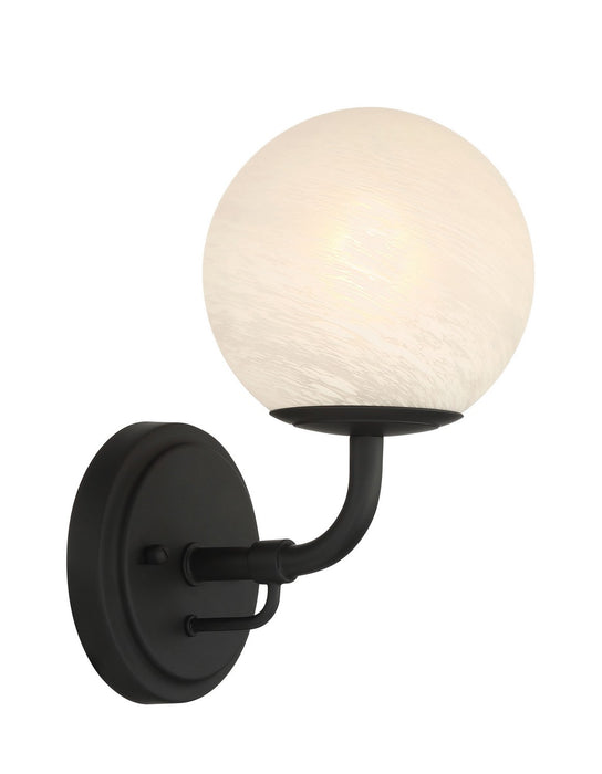 Minka-Lavery - 3791-899 - One Light Vanity - Whitehall - Dark Matte Black