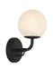 Minka-Lavery - 3791-899 - One Light Vanity - Whitehall - Dark Matte Black