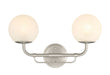 Minka-Lavery - 3792-84 - Two Light Vanity - Whitehall - Brushed Nickel