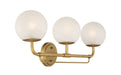 Minka-Lavery - 3793-732 - Three Light Vanity - Whitehall - Legacy Brass