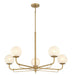 Minka-Lavery - 3795-732 - Five Light Chandelier - Whitehall - Legacy Brass