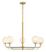 Minka-Lavery - 3795-732 - Five Light Chandelier - Whitehall - Legacy Brass