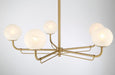 Minka-Lavery - 3795-732 - Five Light Chandelier - Whitehall - Legacy Brass