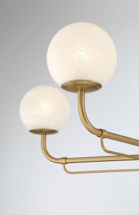 Minka-Lavery - 3795-732 - Five Light Chandelier - Whitehall - Legacy Brass