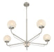 Minka-Lavery - 3795-84 - Five Light Chandelier - Whitehall - Brushed Nickel