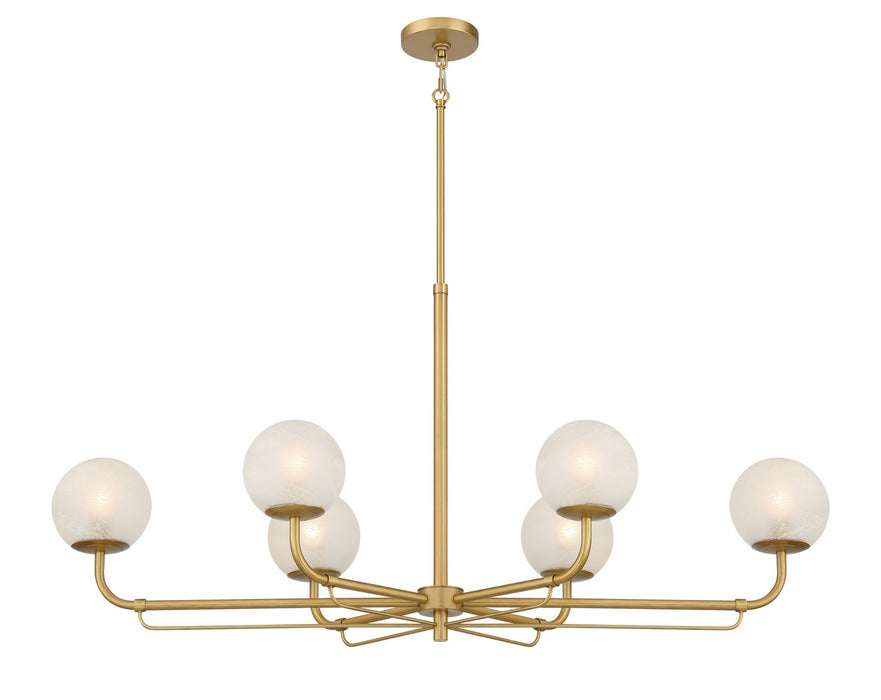 Minka-Lavery - 3796-732 - Six Light Island Pendant - Whitehall - Legacy Brass