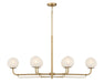 Minka-Lavery - 3796-732 - Six Light Island Pendant - Whitehall - Legacy Brass
