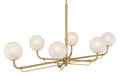 Minka-Lavery - 3796-732 - Six Light Island Pendant - Whitehall - Legacy Brass