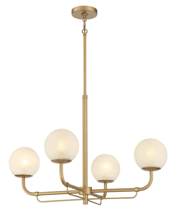 Minka-Lavery - 3797-732 - Four Light Chandelier - Whitehall - Legacy Brass