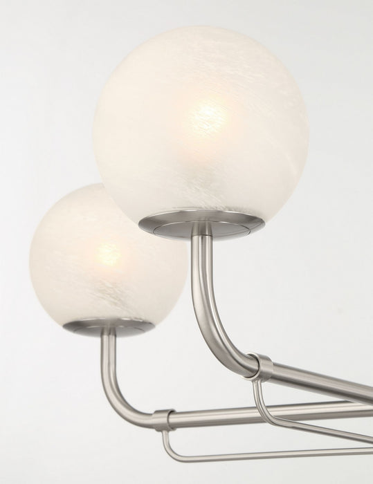 Minka-Lavery - 3797-84 - Four Light Chandelier - Whitehall - Brushed Nickel