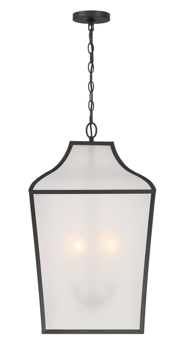 Minka-Lavery - 3804-899 - Four Light Pendant - Velena - Dark Matte Black