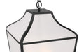 Minka-Lavery - 3804-899 - Four Light Pendant - Velena - Dark Matte Black