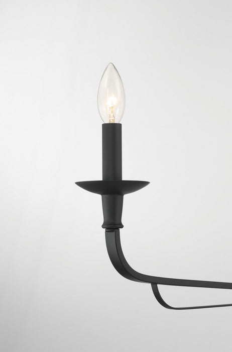 Minka-Lavery - 3825-899 - Two Light Chandelier - Velena - Dark Matte Black