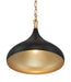 Minka-Lavery - 3931-876 - One Light Pendant - Cedar Lane - Legacy Brass & Matte Coal
