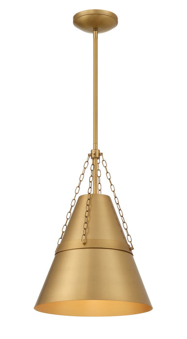 Minka-Lavery - 3933-732 - One Light Pendant - Springfield - Legacy Brass