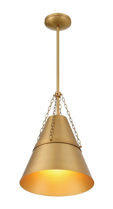 Minka-Lavery - 3933-732 - One Light Pendant - Springfield - Legacy Brass