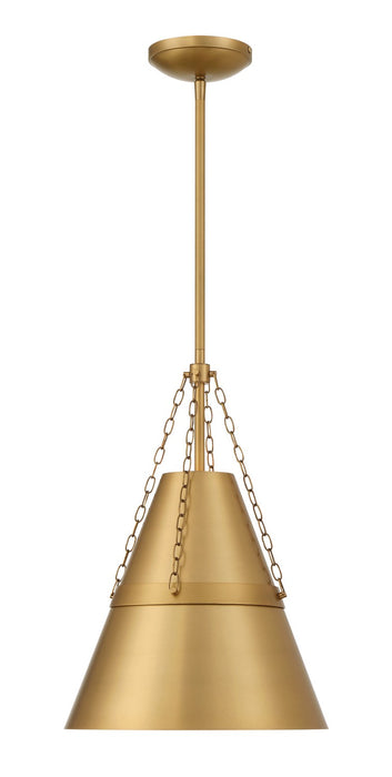 Minka-Lavery - 3933-732 - One Light Pendant - Springfield - Legacy Brass